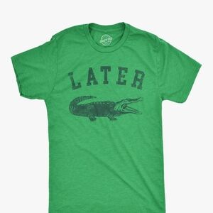 Green Reptile Graphic T-Shirt